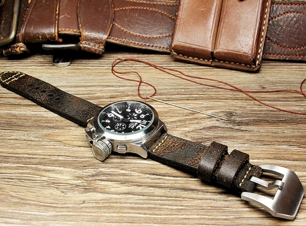 BF55 Vintage Traditional Style Strap for Tudor Black Bay – image 3