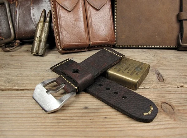 BF01 Swiss Ammo Handmade Vintage Strap 22mm/24mm/26mm/28mm – image 7