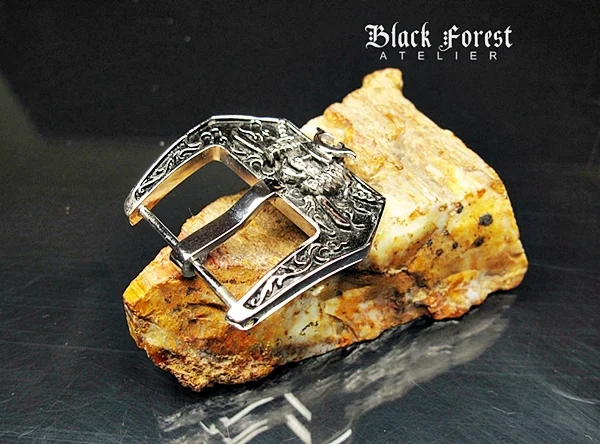 Chrome Plated (Silver color) Samurai Buckle for Seiko, Panerai, Maranez, Sevenfriday
