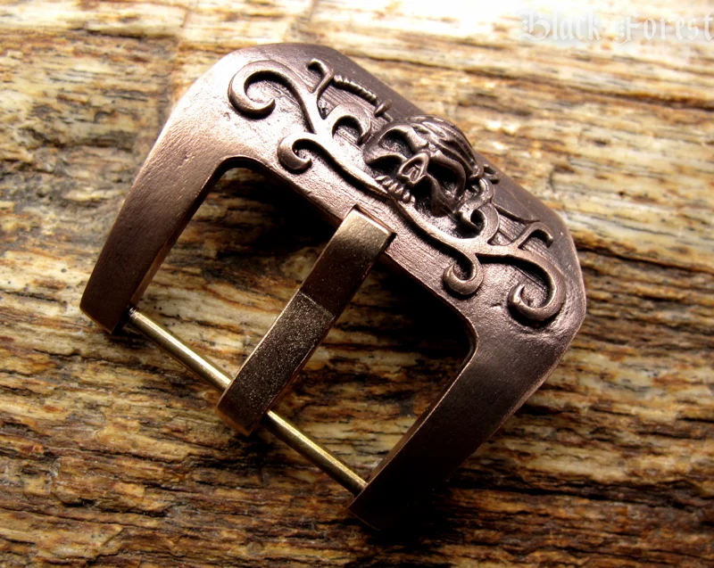 Pirate of the Carribean Pink Bronze Buckle for Seiko, Panerai, Maranez, Sevenfriday – image 2