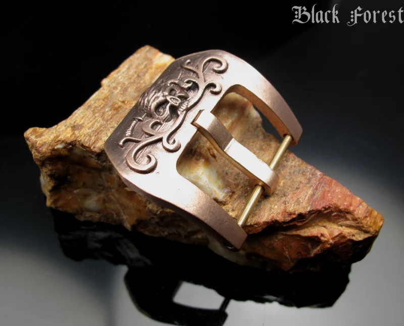 Pirate of the Carribean Pink Bronze Buckle for Seiko, Panerai, Maranez, Sevenfriday – image 3