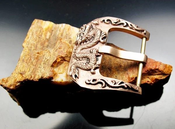 Dragon Pink Bronze Buckle for Seiko, Panerai, Maranez, Sevenfriday – image 3