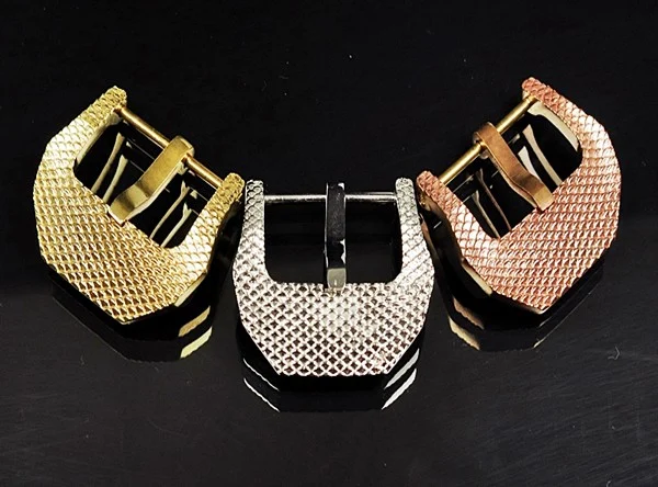 Fish Scale- Yellow Bronze Buckle for Seiko, Panerai, Maranez, Sevenfriday – image 5