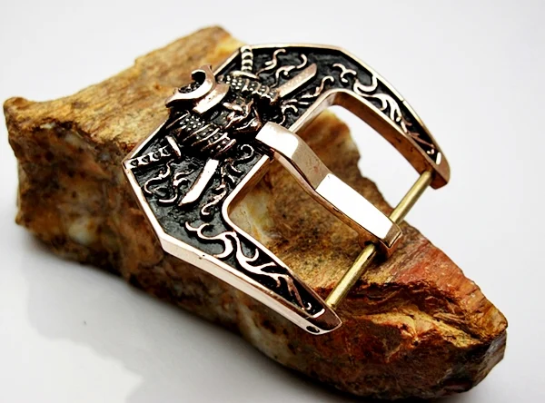 Pink Bronze Samurai Buckle for Seiko, Panerai, Maranez, Sevenfriday – image 3