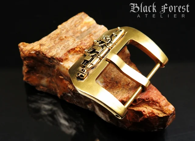 Yellow Bronze Torpedo Buckle for Seiko, Panerai, Maranez, Sevenfriday