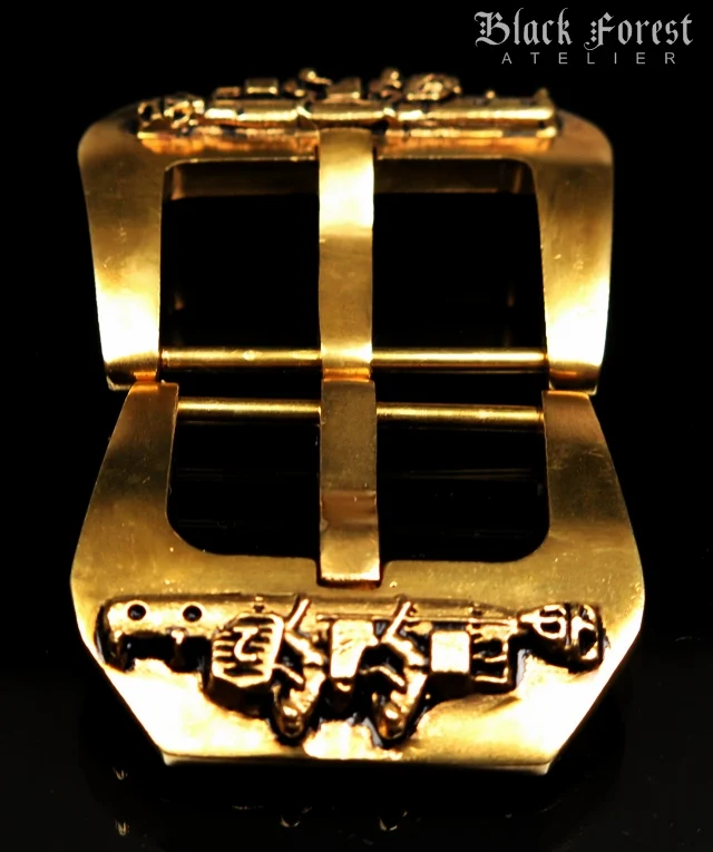 Yellow Bronze Torpedo Buckle for Seiko, Panerai, Maranez, Sevenfriday – image 3