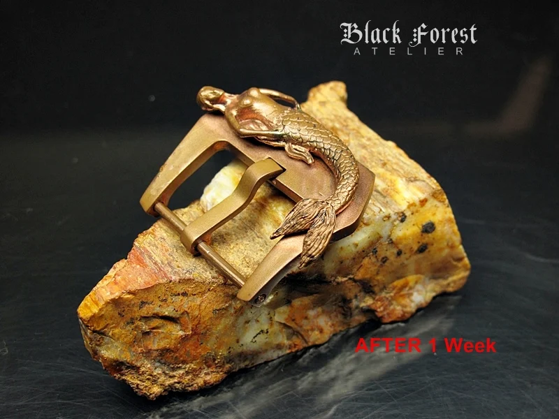 Mermaid Pink Bronze Buckle for Seiko, Panerai, Maranez, Sevenfriday