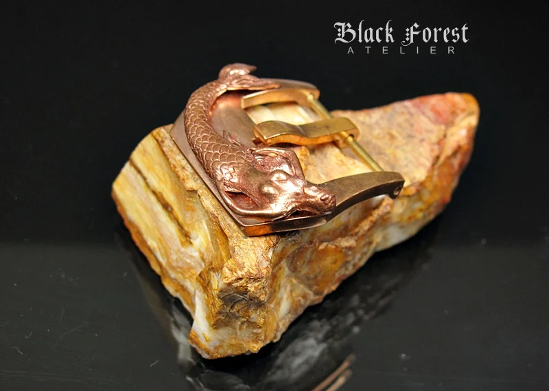 Mermaid Pink Bronze Buckle for Seiko, Panerai, Maranez, Sevenfriday – image 4