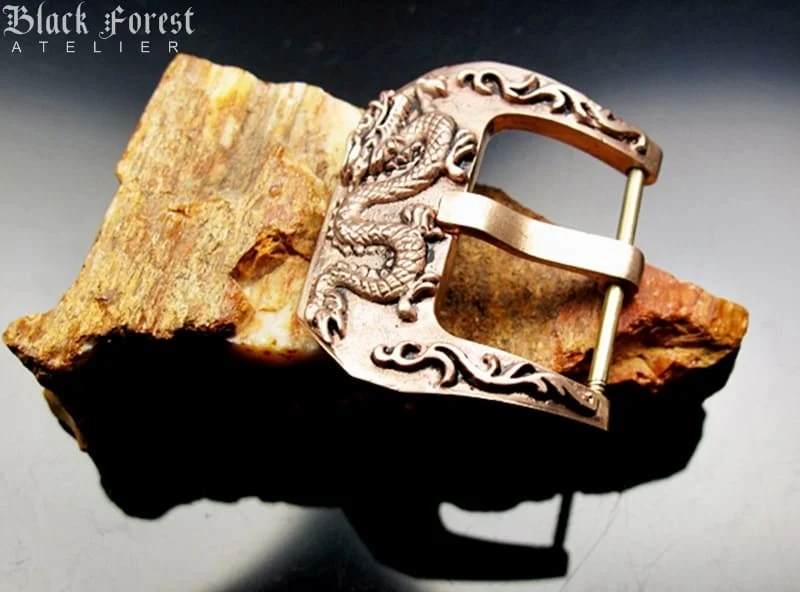 Dragon Pink Bronze Buckle for Seiko, Panerai, Maranez, Sevenfriday