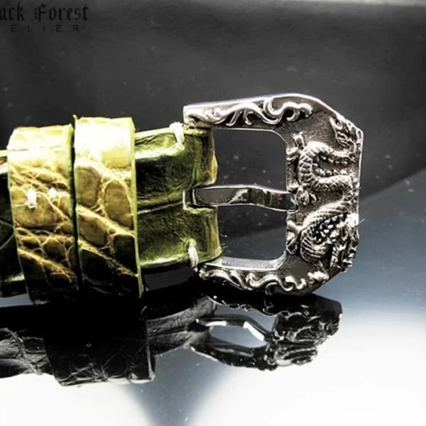 Dragon Sterling Silver Buckle for Seiko, Panerai, Maranez, Sevenfriday
