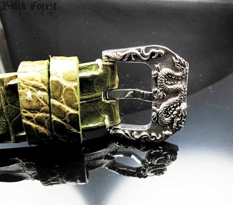 Dragon Sterling Silver Buckle for Seiko, Panerai, Maranez, Sevenfriday