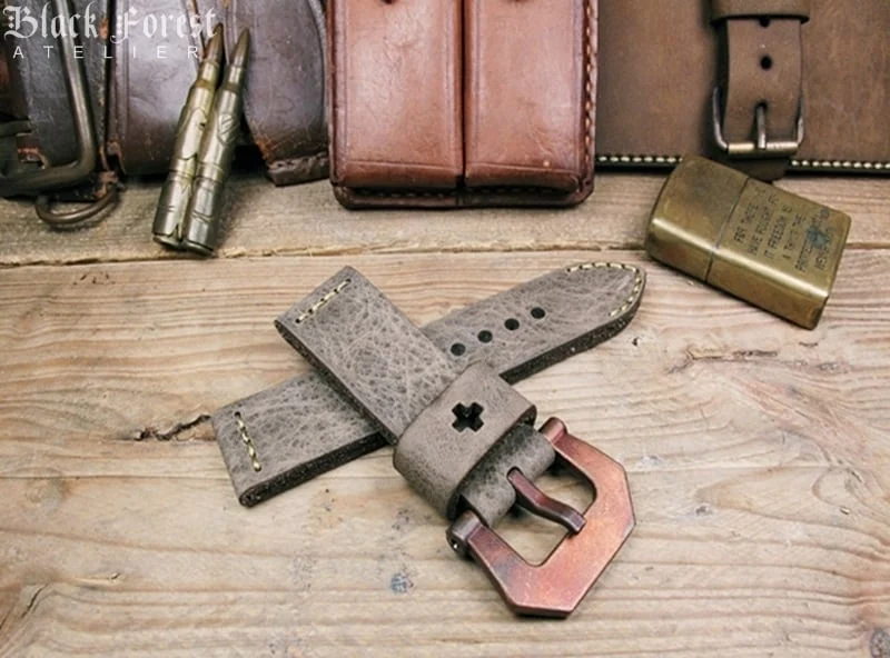 BF03 Swiss Ammo Style Handmade Vintage Strap 22mm/24mm/26mm/28mm