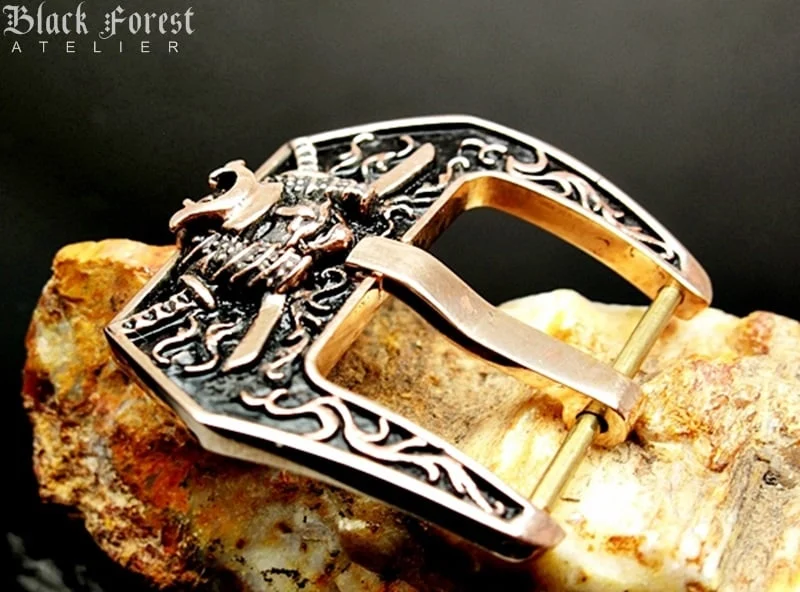 Pink Bronze Samurai Buckle for Seiko, Panerai, Maranez, Sevenfriday