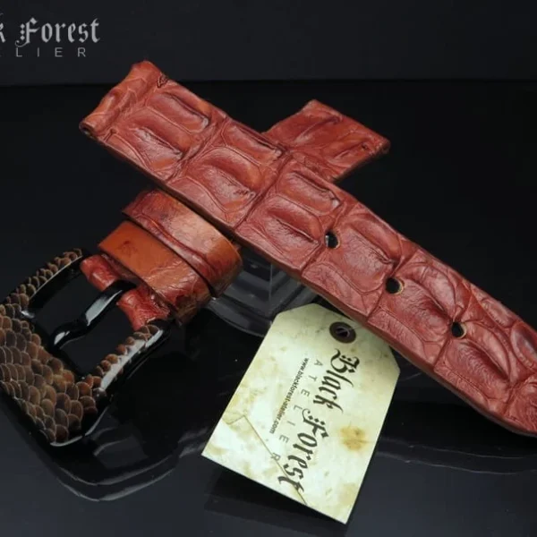 24mm Handmade Genuine Alligator Hornback Strap 20024mm Handmade Genuine Alligator Hornback Strap 200-205