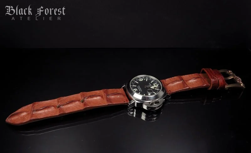 24mm Handmade Genuine Alligator Hornback Strap 20024mm Handmade Genuine Alligator Hornback Strap 200-205 – image 9