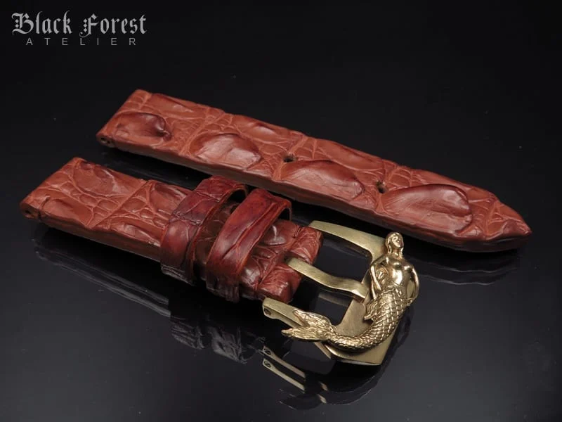 24mm Handmade Genuine Alligator Hornback Strap 206 – image 2