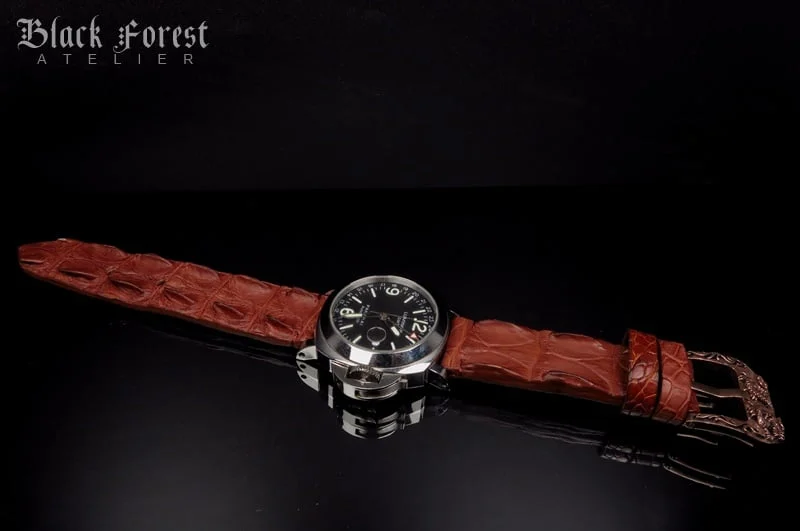 24mm Handmade Genuine Alligator Hornback Strap 206 – image 7