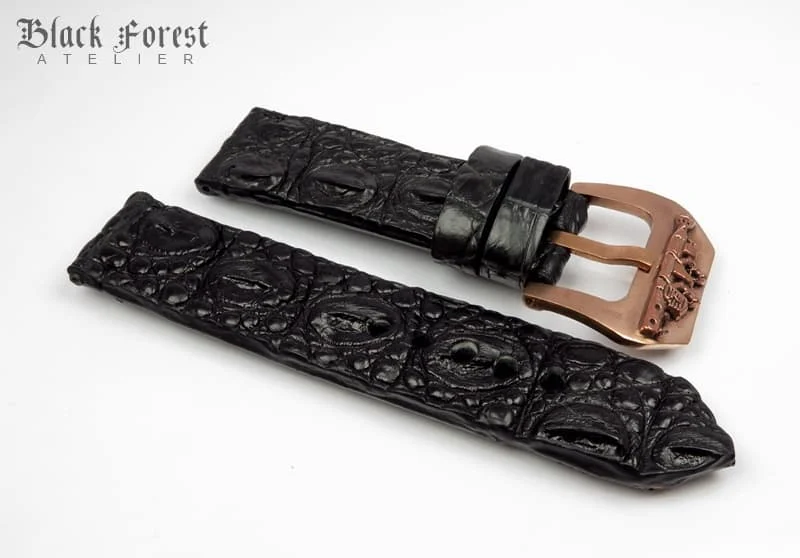 24mm Handmade Genuine Alligator Hornback Strap 221 – image 4