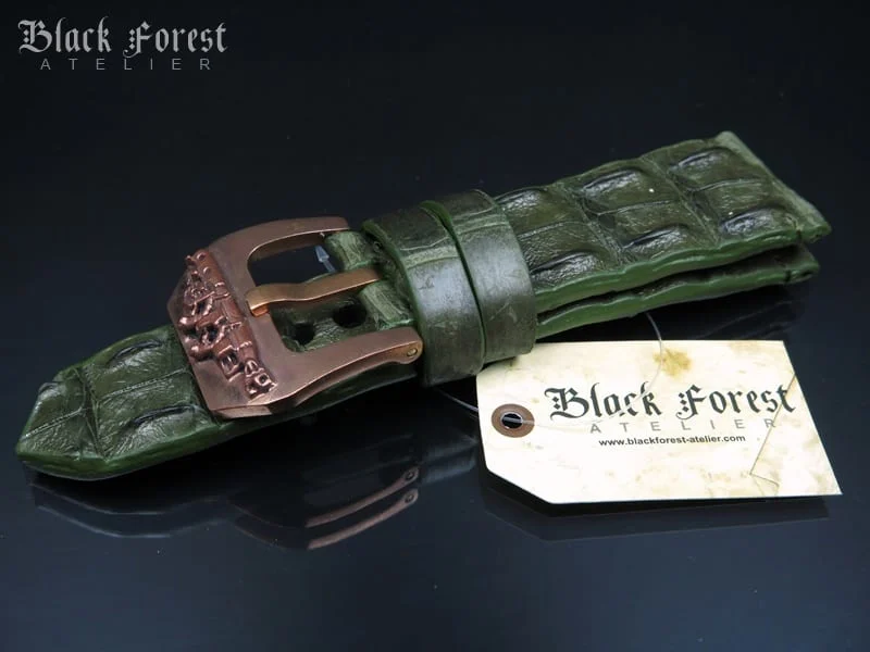 28mm Handmade Genuine Alligator Hornback Strap VC230 – image 2