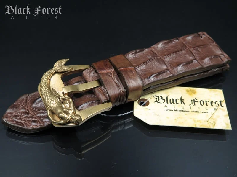 28mm Handmade Genuine Alligator Hornback Strap VC236 – image 2
