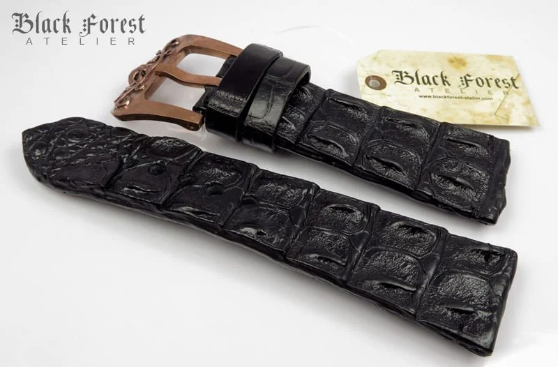 28mm Handmade Genuine Alligator Hornback Strap VC238 – image 3