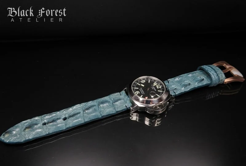 24mm Handmade Genuine Alligator Hornback Strap Nr264 – image 4