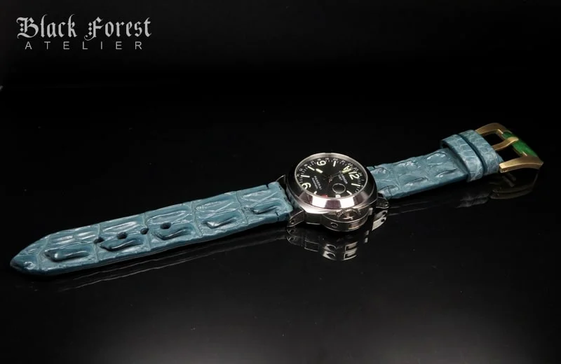 24mm Handmade Genuine Alligator Hornback Strap Nr265 – image 4