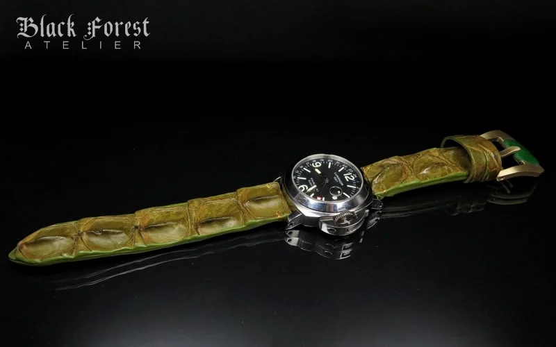 24mm Handmade Genuine Alligator Hornback Strap Nr270 – image 4