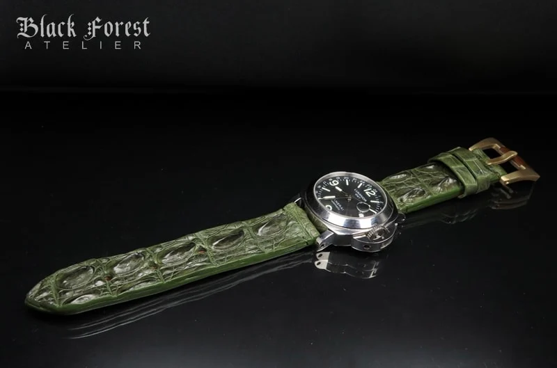 24mm Handmade Genuine Alligator Hornback Strap Nr273 – image 4