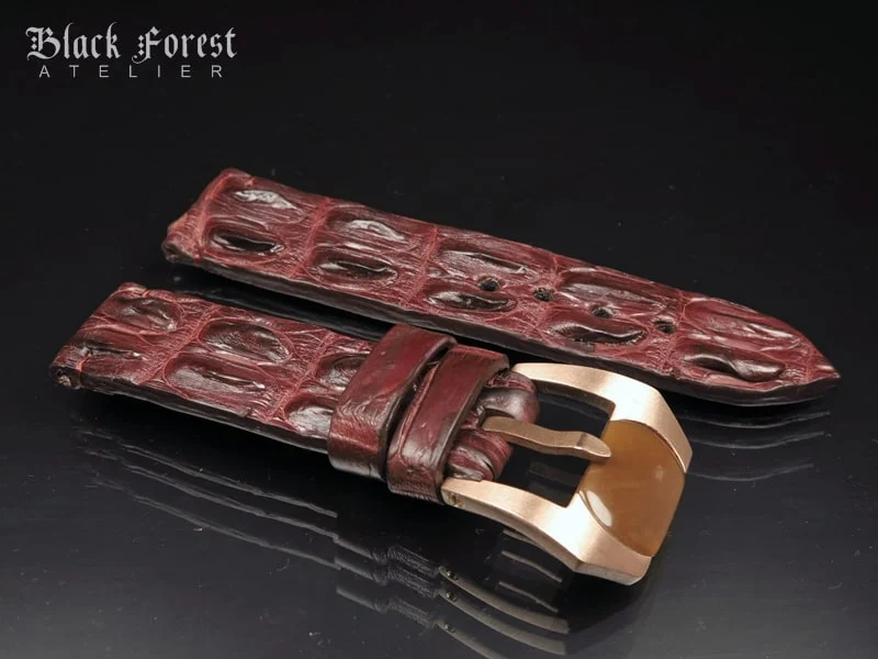 24mm Handmade Genuine Alligator Hornback Strap Nr280 – image 3