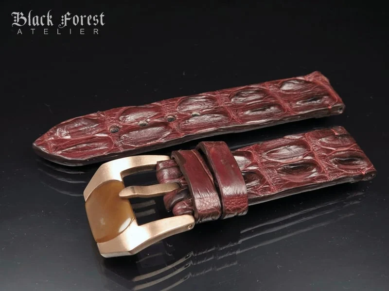 24mm Handmade Genuine Alligator Hornback Strap Nr280 – image 2