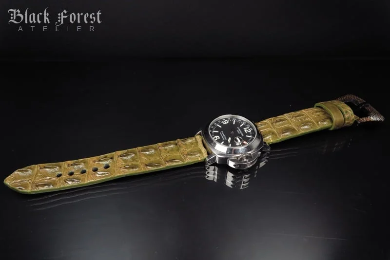 24mm Handmade Genuine Alligator Hornback Strap Nr292 – image 3