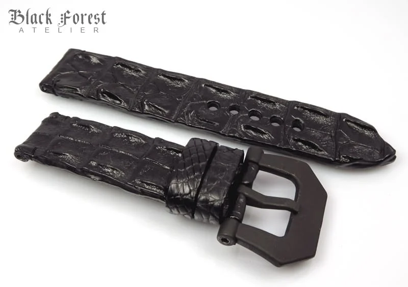 24mm Handmade Genuine Alligator Hornback Strap Nr300 – image 3