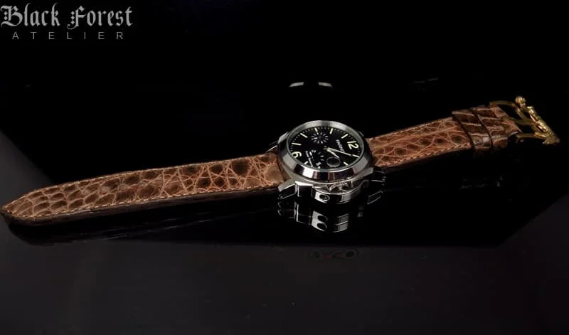 24mm Handmade Genuine Alligator Belly Strap YN62 – image 4