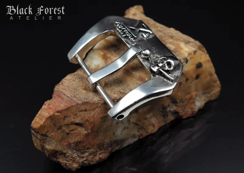 Silver Plated XMAS FLOTTIGLIA Buckle for Seiko, Panerai, Maranez, Sevenfriday