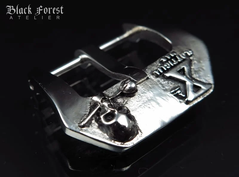 Silver Plated XMAS FLOTTIGLIA Buckle for Seiko, Panerai, Maranez, Sevenfriday – image 4