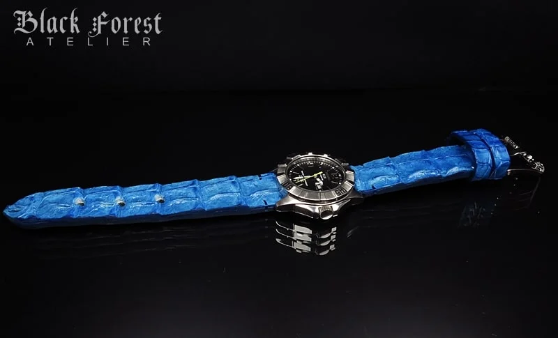22mm Handmade Genuine Alligator Hornback Strap Nr.443 – image 4
