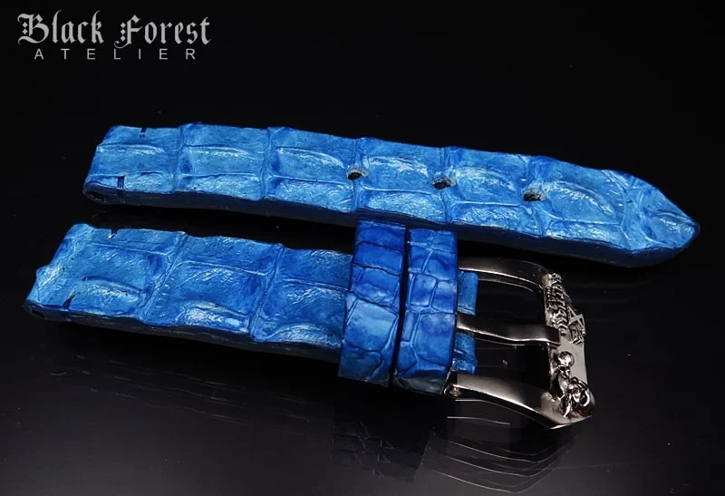 22mm Handmade Genuine Alligator Hornback Strap Nr.443 – image 3