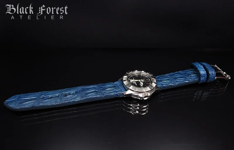 22mm Handmade Genuine Alligator Hornback Strap Nr.444 – image 4