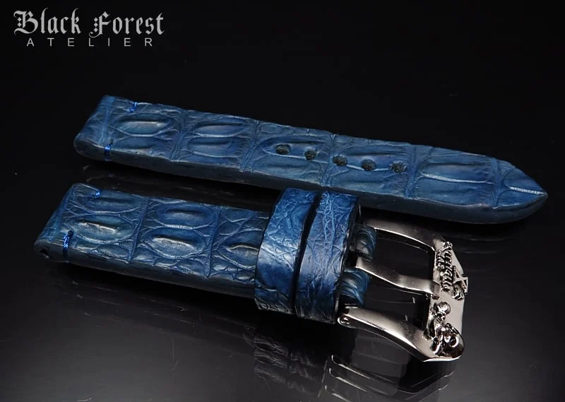 22mm Handmade Genuine Alligator Hornback Strap Nr.444 – image 3