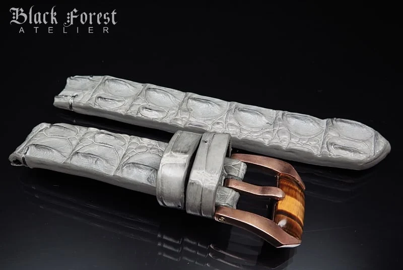 20mm Handmade Genuine Alligator Hornback Strap Nr.445 – image 3