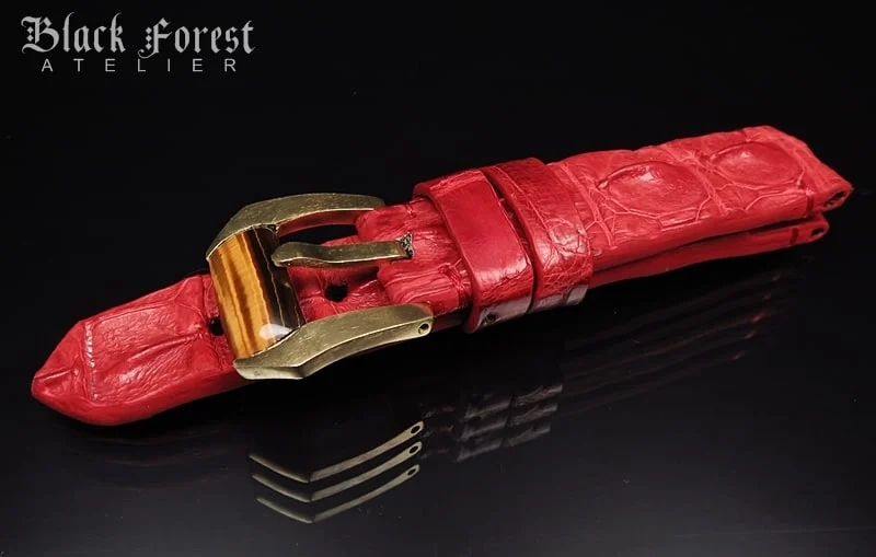 20mm Handmade Genuine Alligator Hornback Strap Nr.446 – image 4