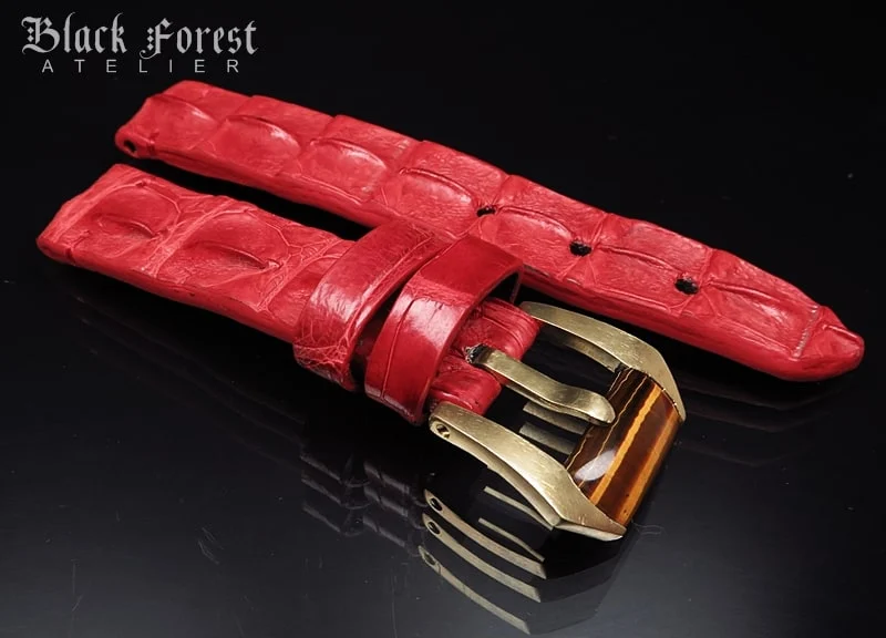 20mm Handmade Genuine Alligator Hornback Strap Nr.446 – image 3