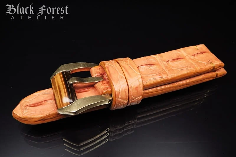 20mm Handmade Genuine Alligator Hornback Strap Nr.447 – image 4