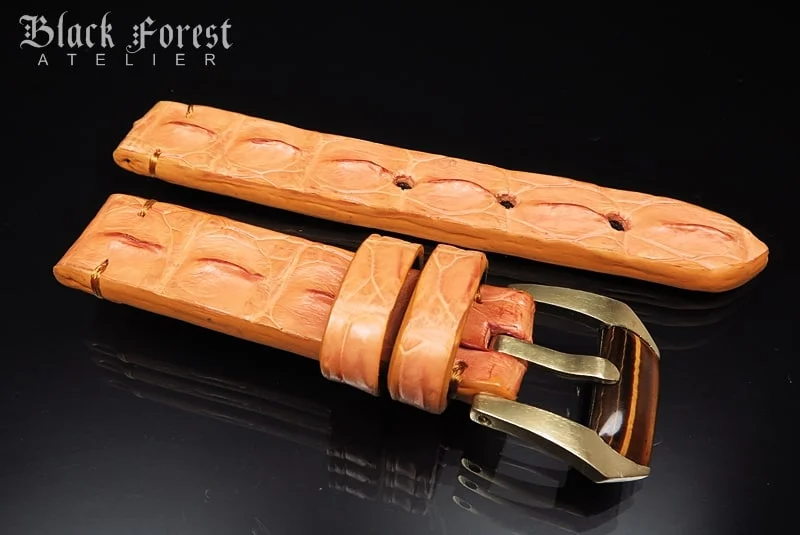 20mm Handmade Genuine Alligator Hornback Strap Nr.447 – image 3