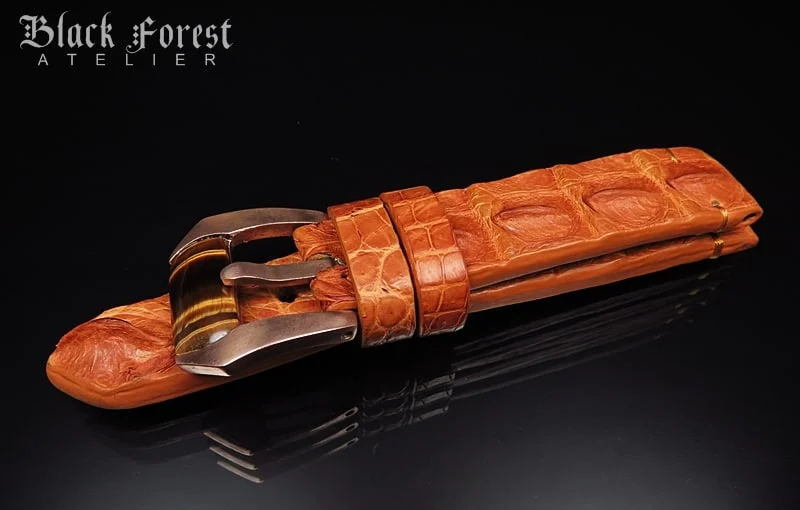 20mm Handmade Genuine Alligator Hornback Strap Nr.448 – image 4