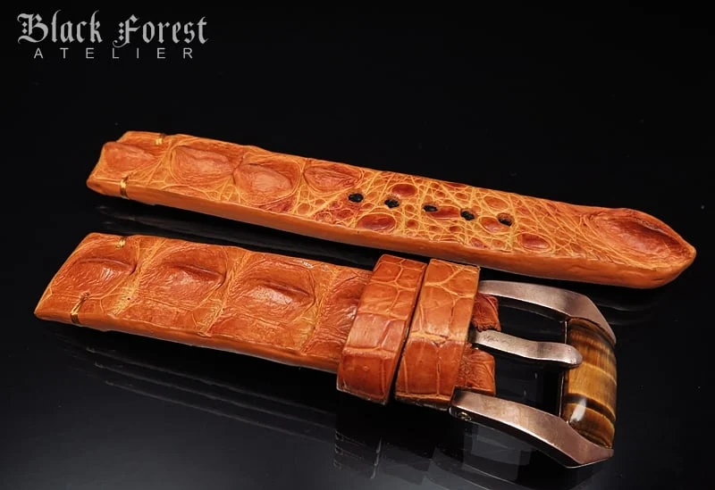 20mm Handmade Genuine Alligator Hornback Strap Nr.448 – image 3