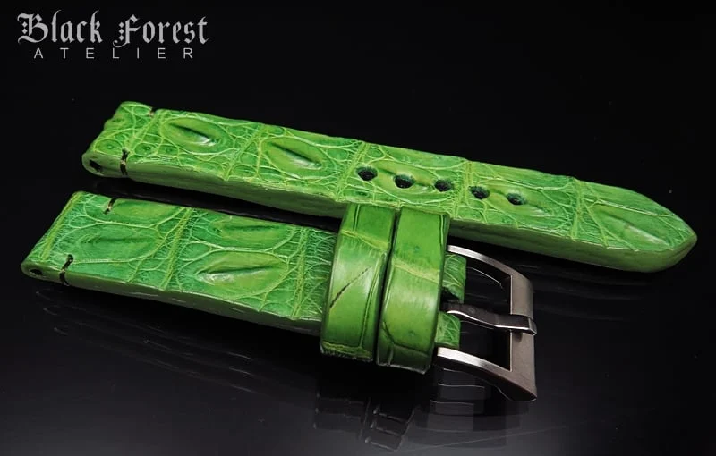 20mm Handmade Genuine Alligator Hornback Strap Nr.449 – image 3