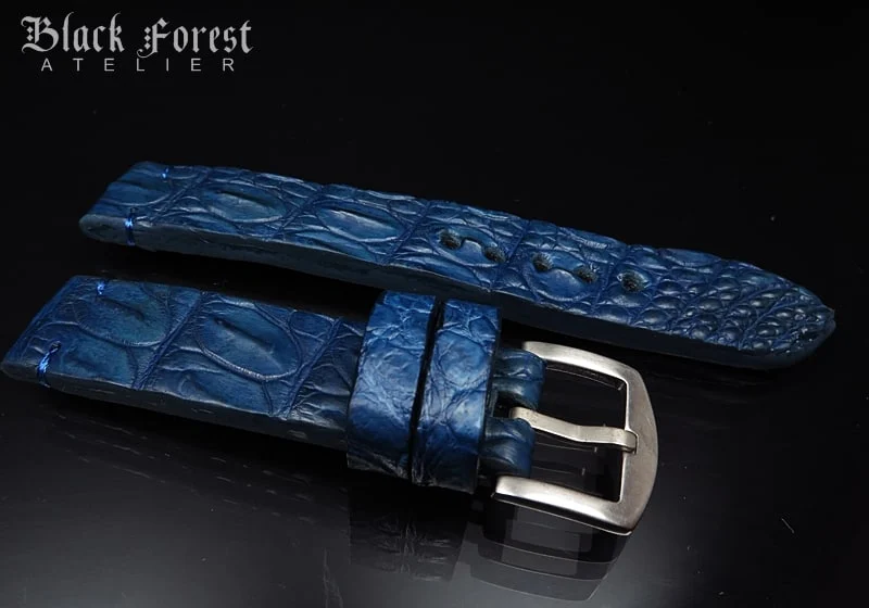 20mm Handmade Genuine Alligator Hornback Strap Nr.451 – image 3