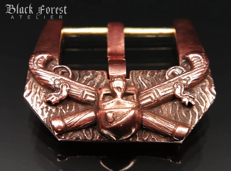 Pink Bronze Guns' n Soldier Buckle for Seiko, Panerai, Maranez, Sevenfriday – image 3